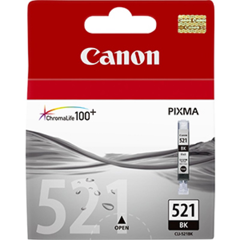 Cartuccia Canon CLI-521BK