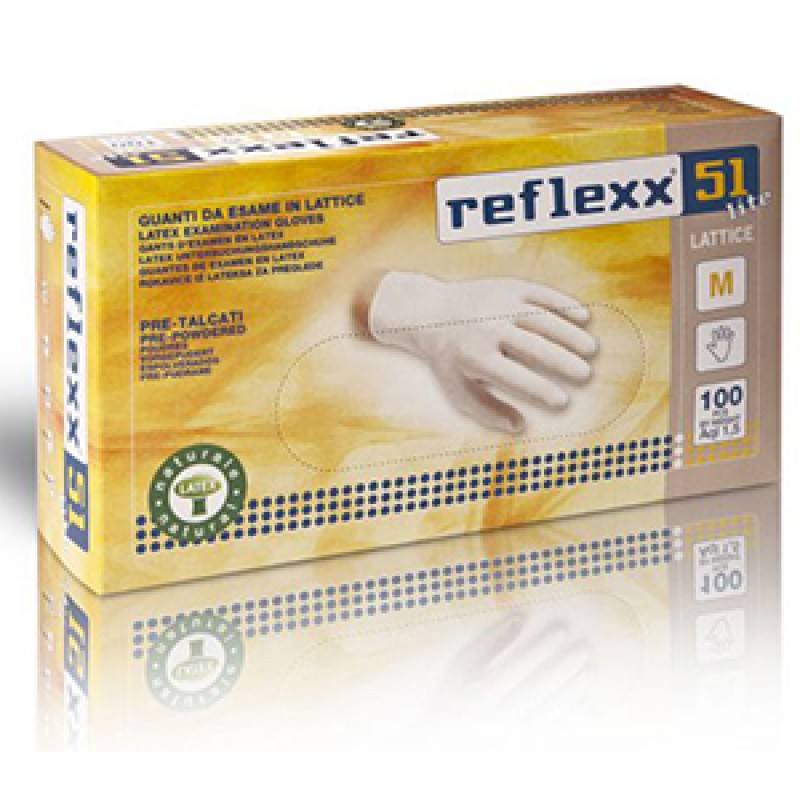 Guanti In Lattice Con Polvere Reflexx 51 Lite Misura L