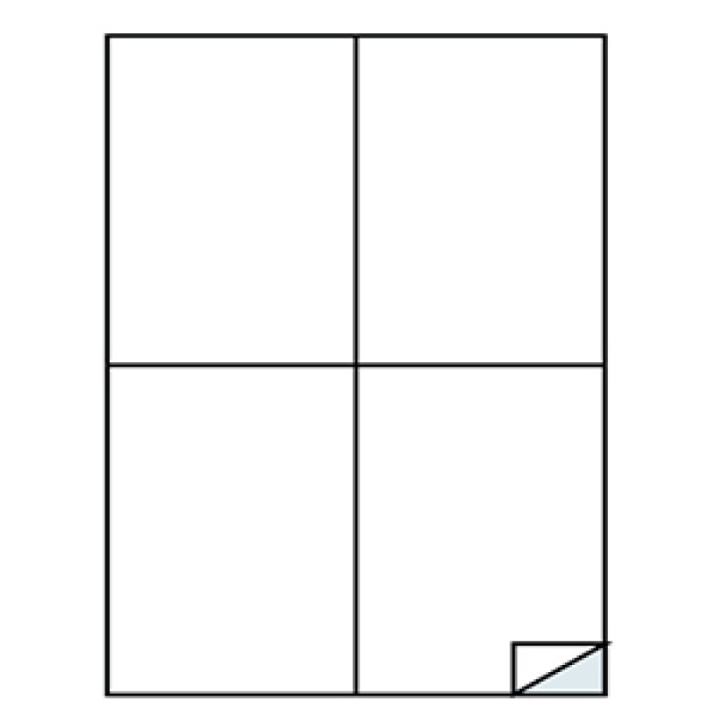 Etichette Adesive Senza Margine Formato A4-Misura 105x148