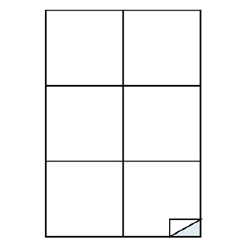 Etichette Adesive Senza Margine Formato A4-Misura 105x99