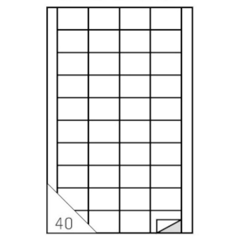 Etichette Adesive Senza Margine Formato A4-Misura 45x29,7