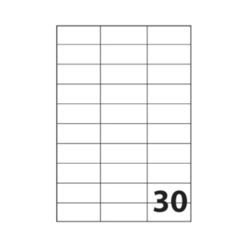 Etichette Adesive Senza Margine Formato A4-Misura 70x29,7