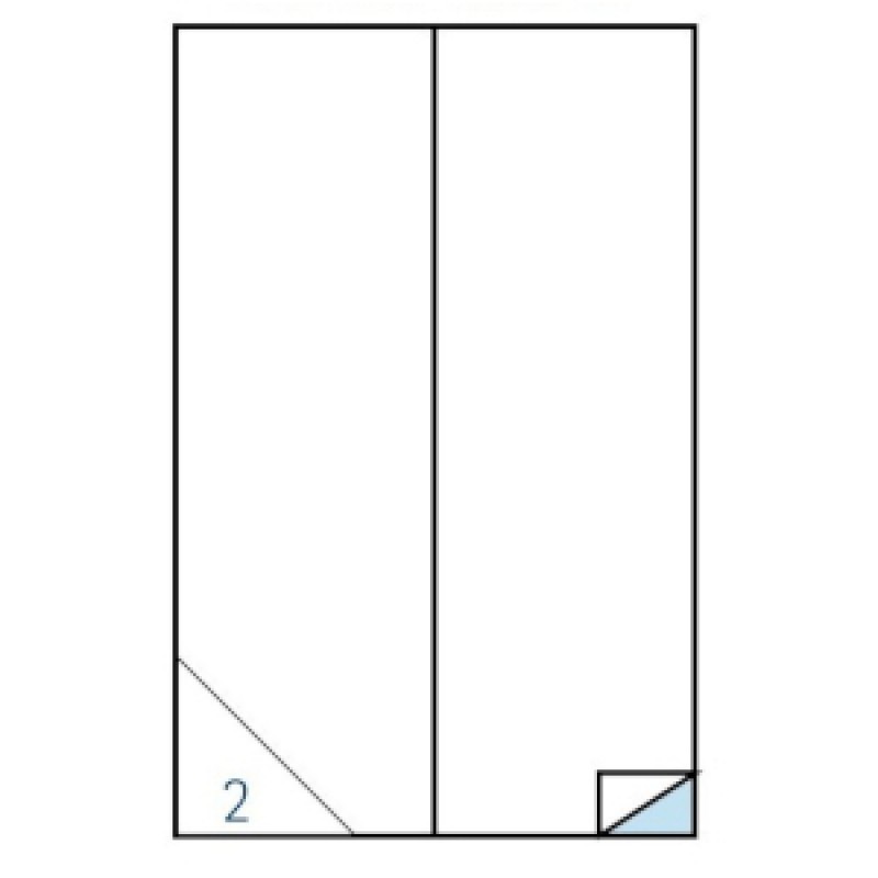 Etichette Adesive Senza Margine Formato A4-Misura 105x297