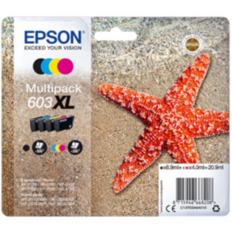Cartuccia Epson 603XL Multipack