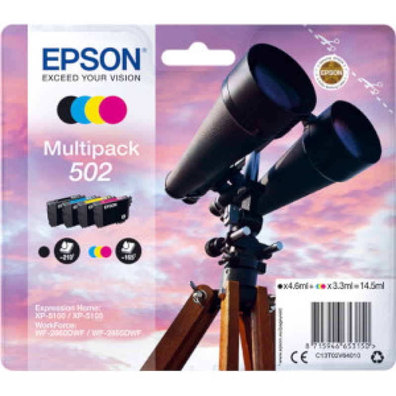 Cartuccia Epson 502 Multipack