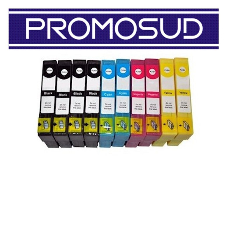 Kit Cartucce Compatibili Epson T1285 10 Pezzi