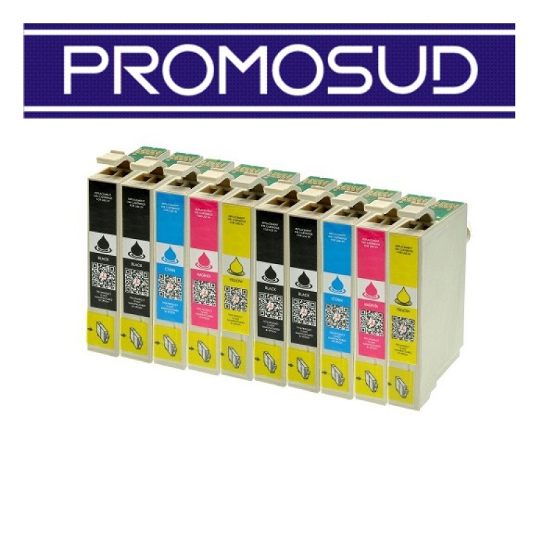 Kit Cartucce Compatibili Epson T1815 10 Pezzi