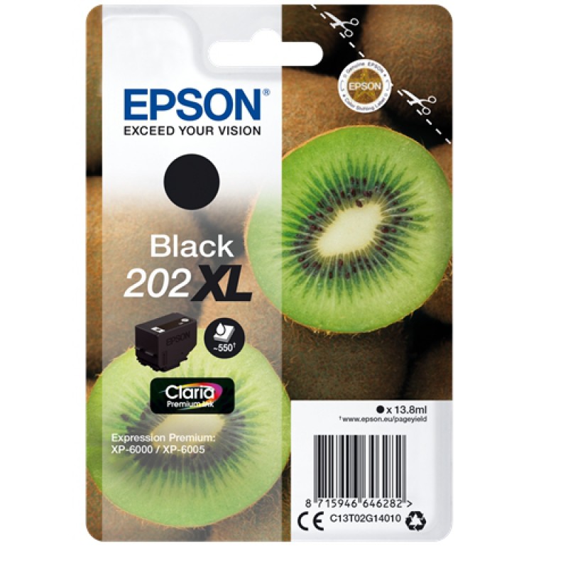 Cartuccia Epson 202XLBK