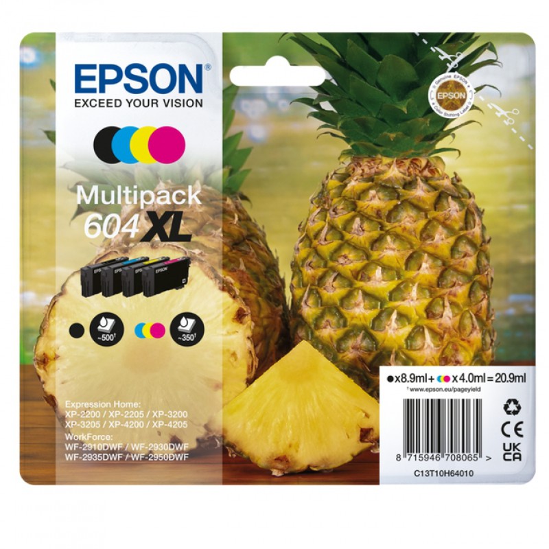 Cartuccia Epson 604XL Multipack