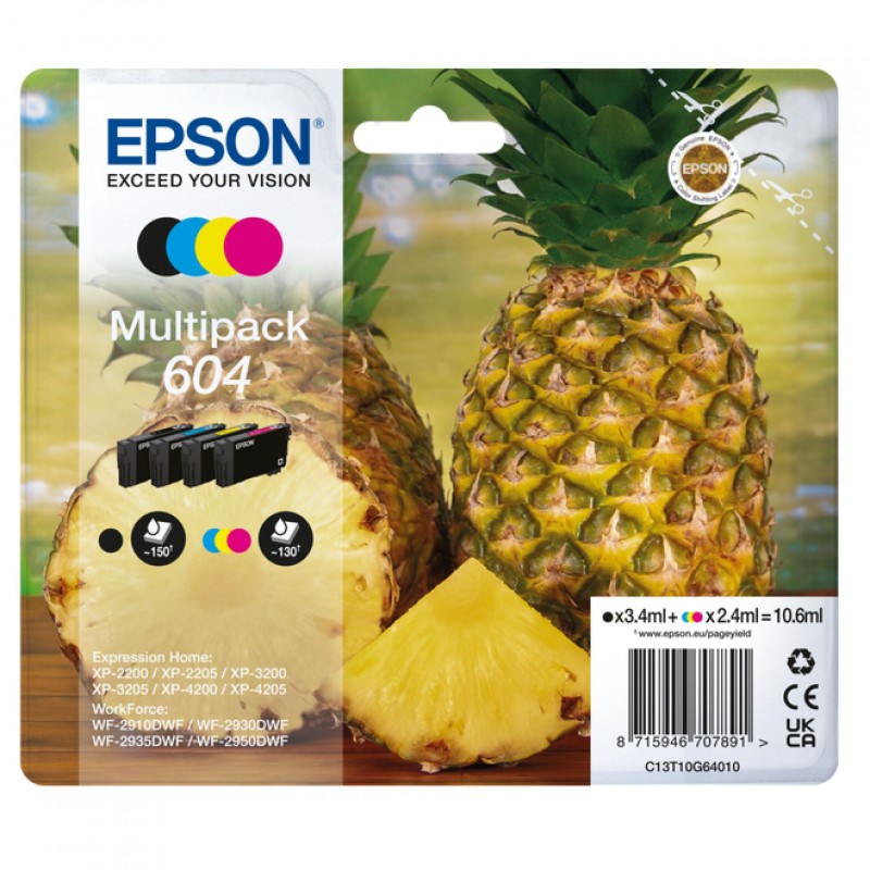 Cartuccia Epson 604 Multipack