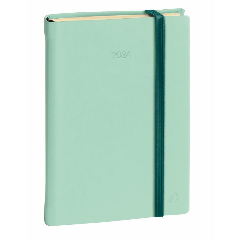 Agenda Giornaliera Quo Vadis Daily 21 Prestige 13 x 21 Colore Verde Mare