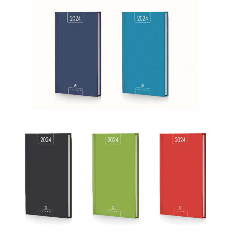 Agenda Settimanale Intempo Alfa 17 x 24 Colore Nero