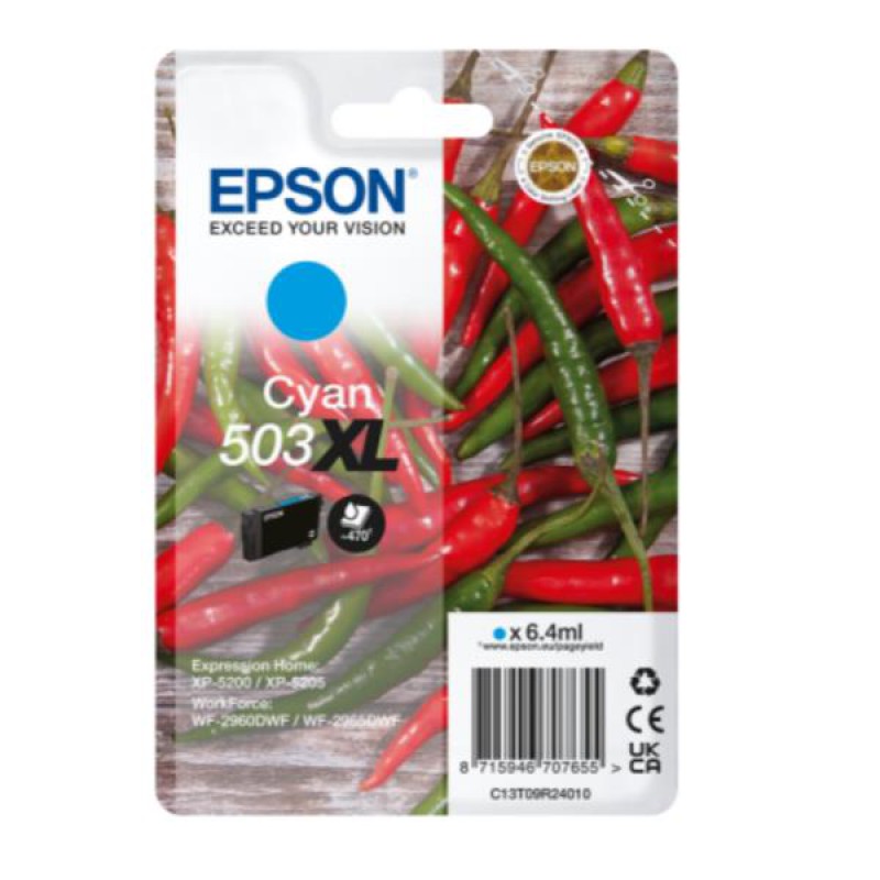 Cartuccia Epson 503XL Ciano